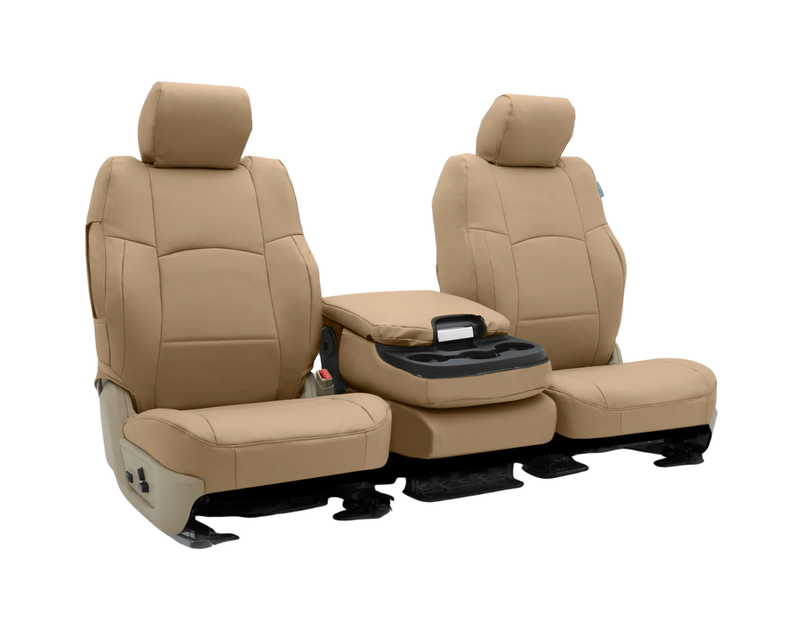 Custom Fit Premium Leatherette Seat Cover - Cashmere