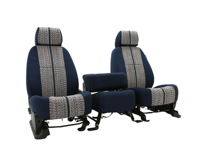 Custom Fit Saddleblanket Seat Cover - Blue with Neosupreme Blue