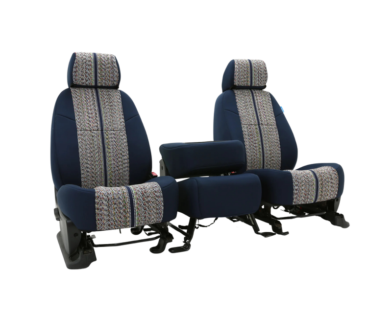 Custom Fit Saddleblanket Seat Cover - Blue with Neosupreme Blue