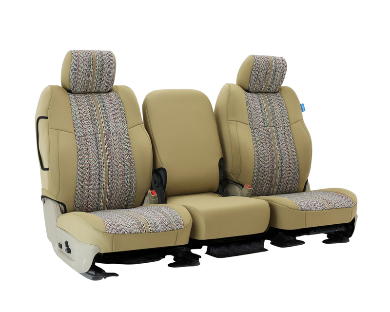 Custom Fit Saddleblanket Seat Cover - Tan with Neosupreme Tan