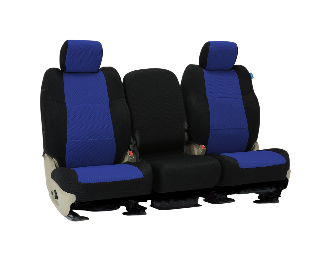 Custom Fit Spacermesh Seat Cover - Blue with Black