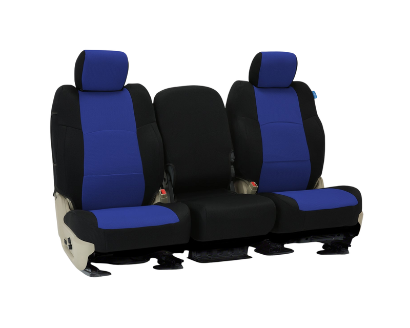 Custom Fit Spacermesh Seat Cover - Blue with Black