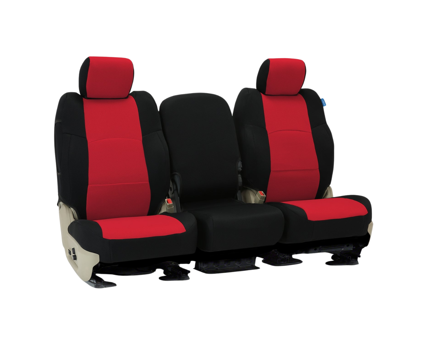 Custom Fit Spacermesh Seat Cover - Red with Black