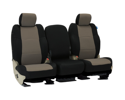 Custom Fit Spacermesh Seat Cover - Taupe with Black