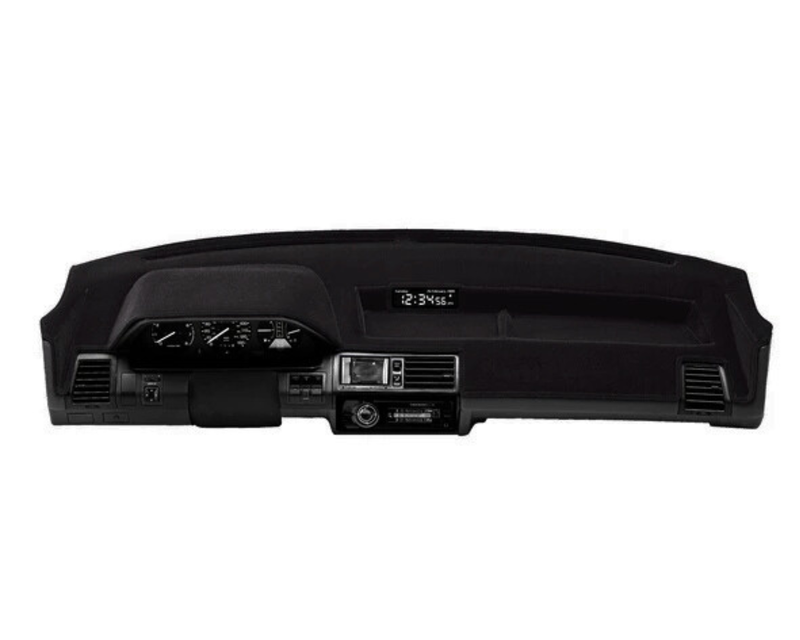 Custom Fit Velour Dashboard Cover - Black