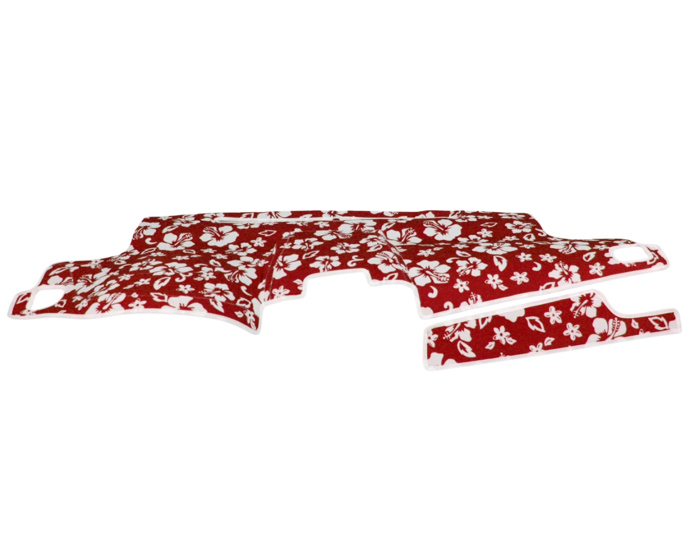 Custom Fit Velour Dashboard Cover - Hawaiian Red