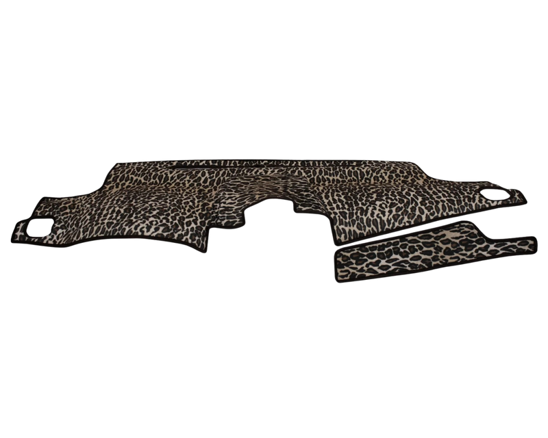 Custom Fit Velour Dashboard Cover - Leopard