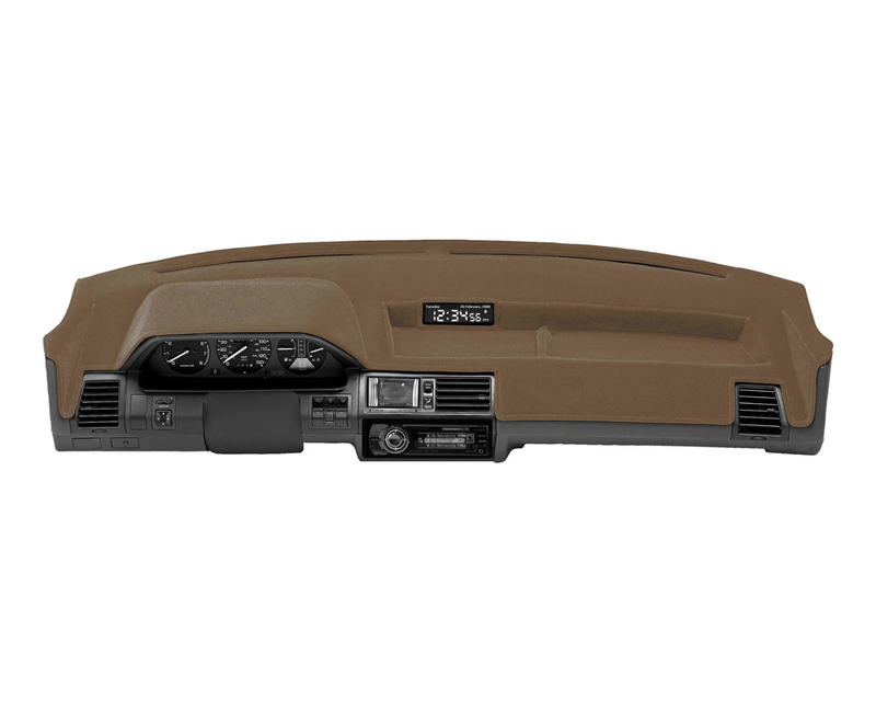 Custom Fit Velour Dashboard Cover - Taupe