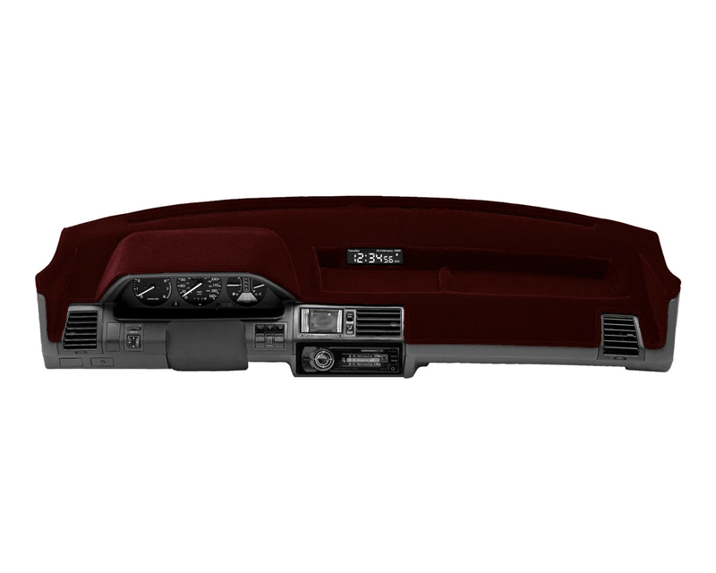 Custom Fit Velour Dashboard Cover - Wine