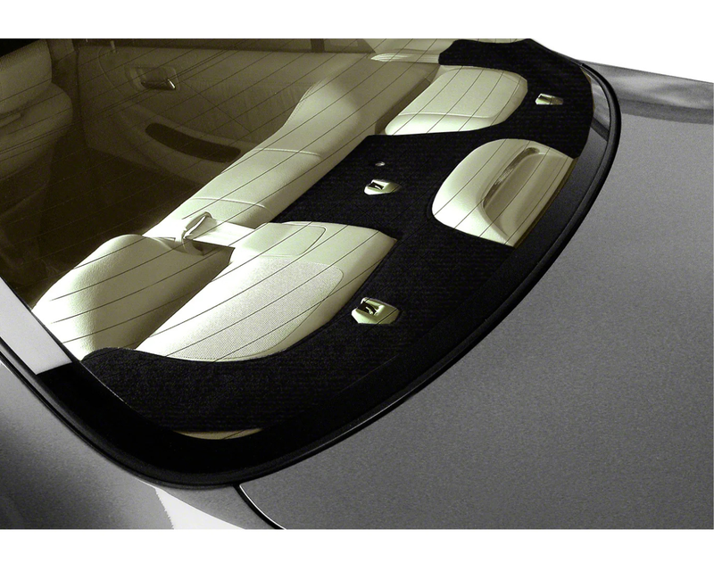 Custom Fit Velour Rear Deck Cover - Black