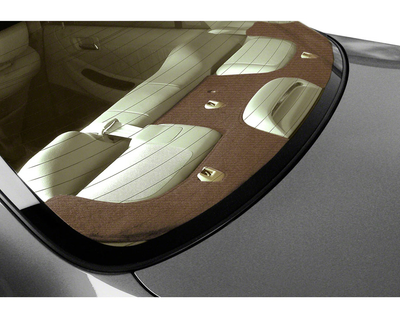 Custom Fit Velour Rear Deck Cover - Brown