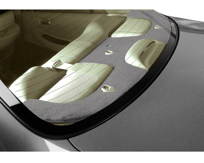 Custom Fit Velour Rear Deck Cover - Gray