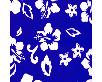 Custom Fit Velour Rear Deck Cover - Hawaiian Blue