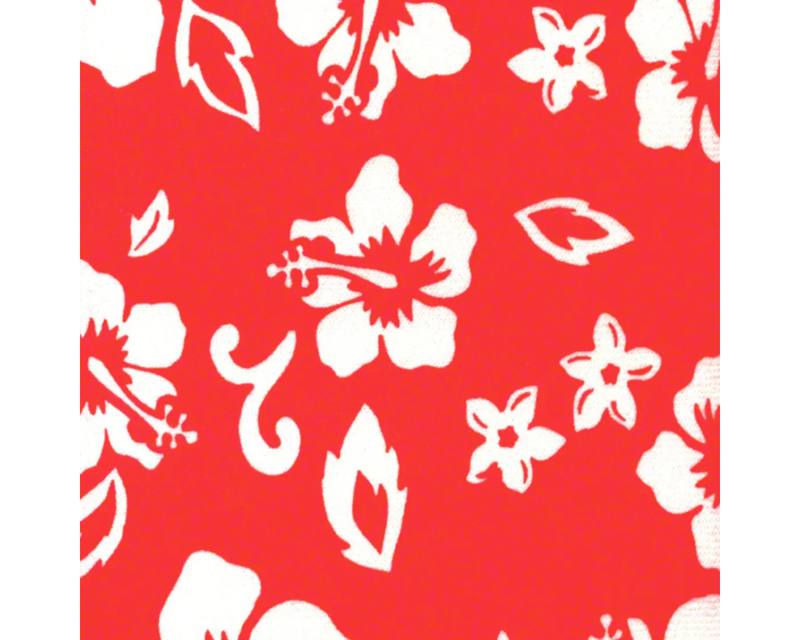 Custom Fit Velour Rear Deck Cover - Hawaiian Red