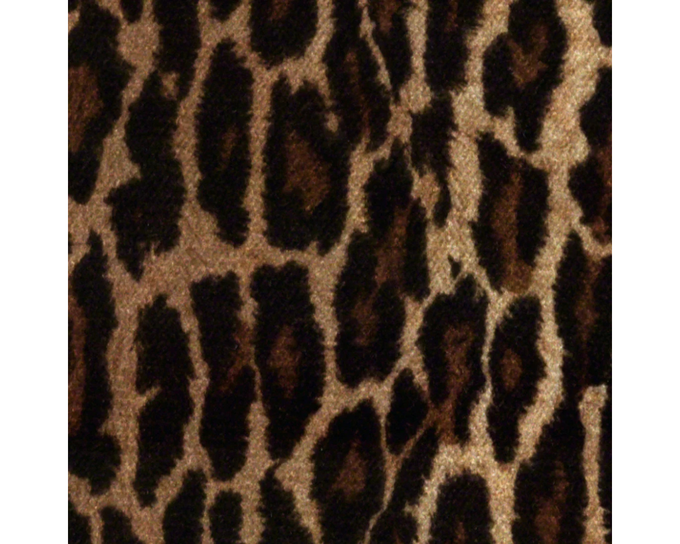 Custom Fit Velour Rear Deck Cover - Leopard
