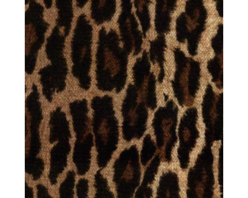 Custom Fit Velour Rear Deck Cover - Leopard