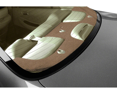 Custom Fit Velour Rear Deck Cover - Tan
