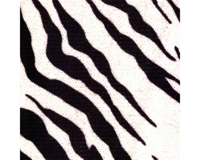 Custom Fit Velour Rear Deck Cover - Zebra