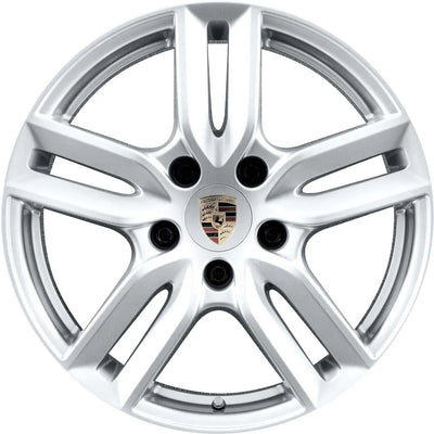Diamond Silver Alloy Wheel - 8Jx18 - ET53 - Cayenne | 2015-2018