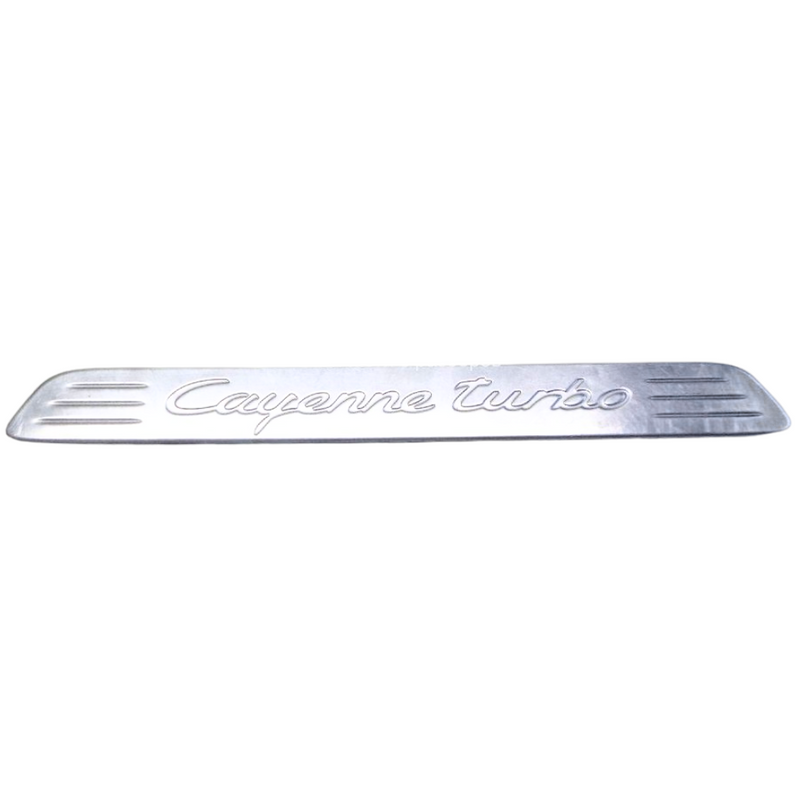 Door Sill Plate Insert - Stainless Steel - Cayenne | 2011-2018