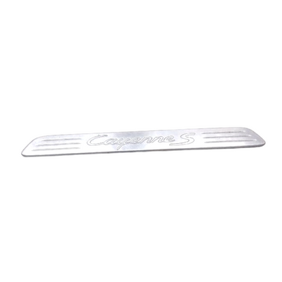 Door Sill Plate Insert - Stainless Steel - Cayenne | 2011-2018