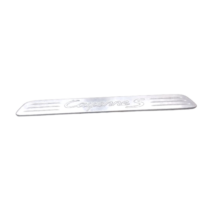Door Sill Plate Insert - Stainless Steel - Cayenne | 2011-2018