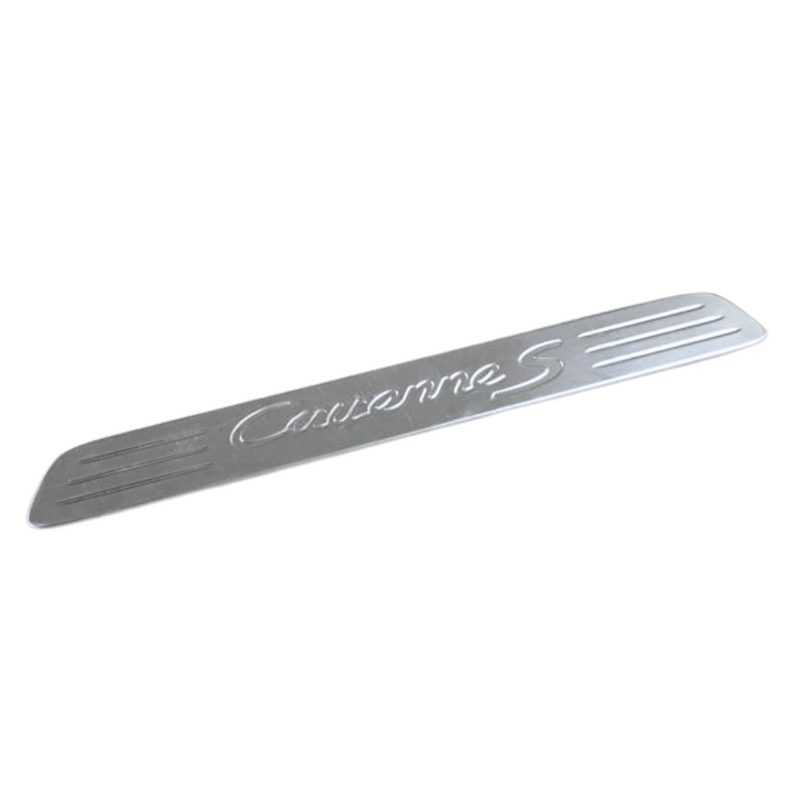 Door Sill Plate Insert - Stainless Steel - Cayenne | 2011-2018