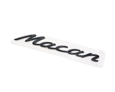 Emblem Logo - Black Glossy - Macan | 2019-2025