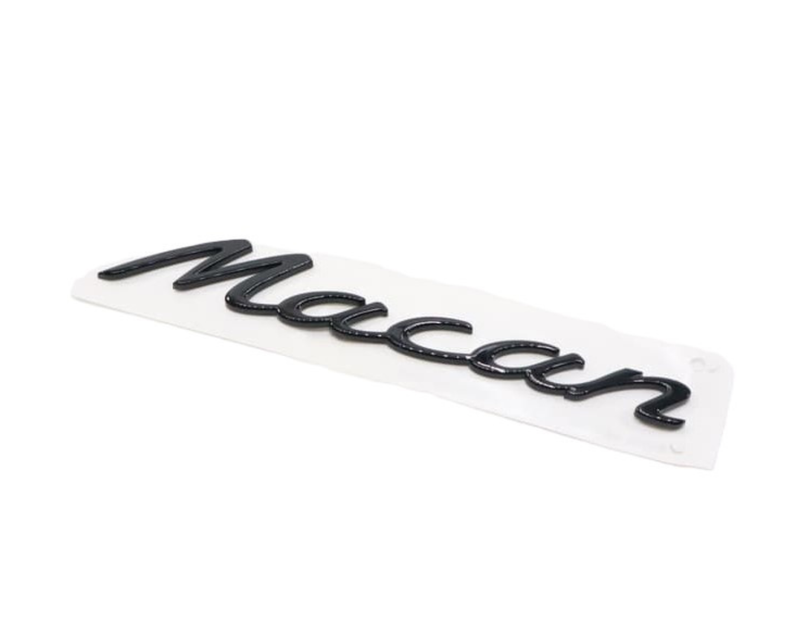 Emblem Logo - Black Glossy - Macan | 2019-2025