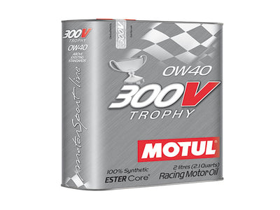 Engine Oil - MOTUL 300V Trophy - 0W-40 Synthetic 2 Liter 104240