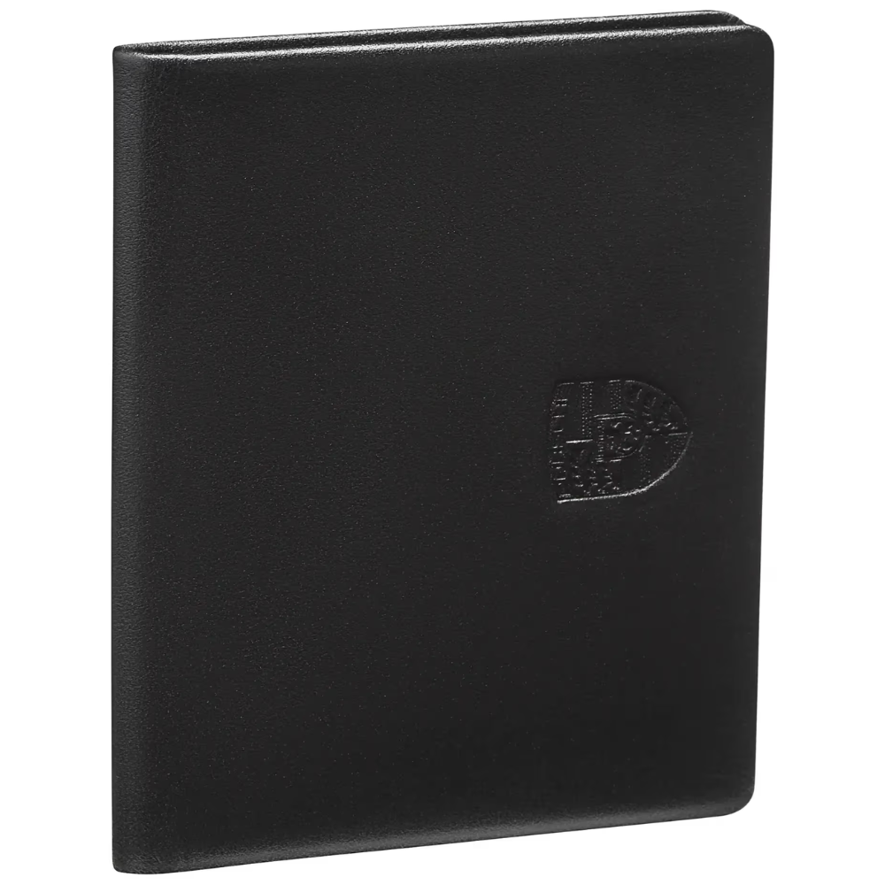 Essential Embossed Porsche Crest Cowhide Leather Credit Cardholder