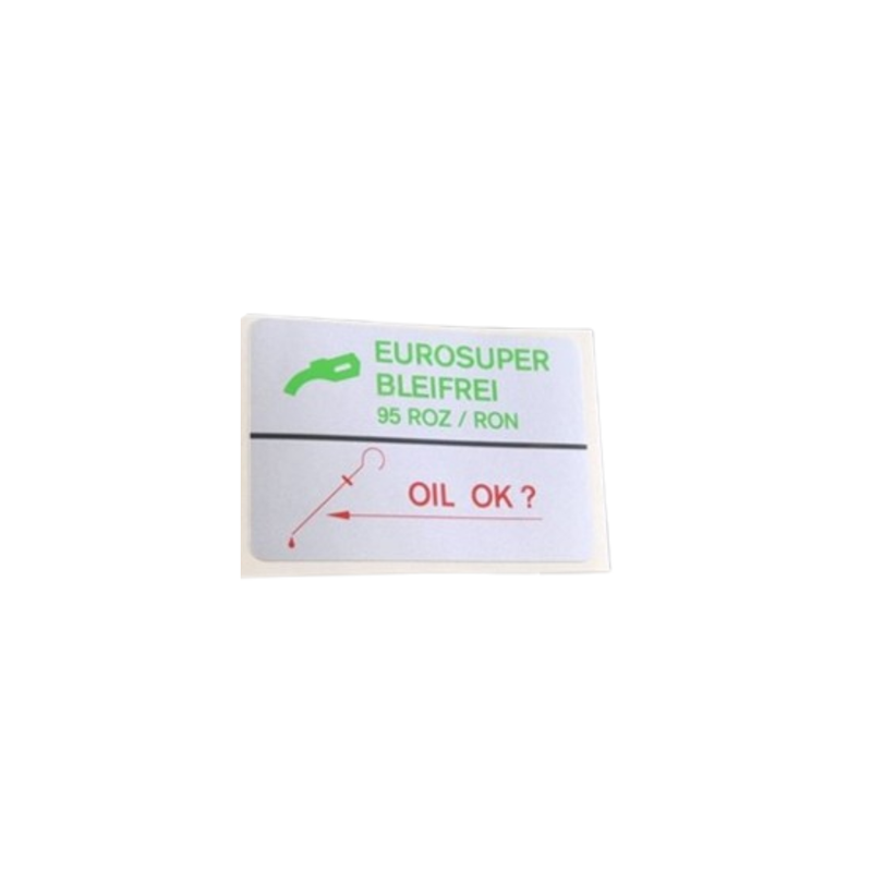 Eurosuper 95 Octane Decal - 928 | 944 | 911 | 1987-1995