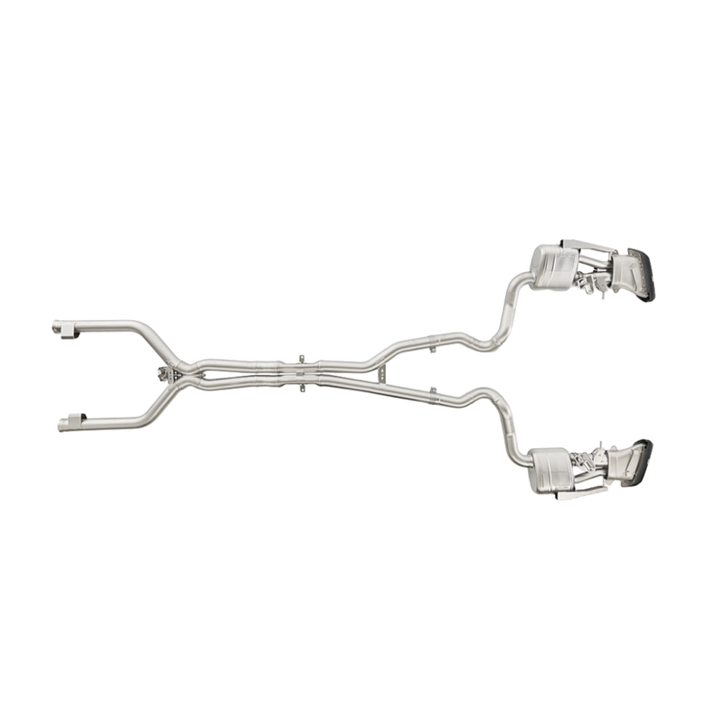 Evolution Link Pipe Set - Titanium - C63 | 2015-2018