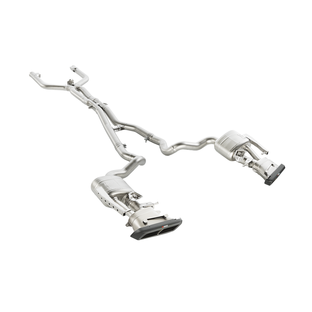 Evolution Link Pipe Set - Titanium - C63 | 2015-2018