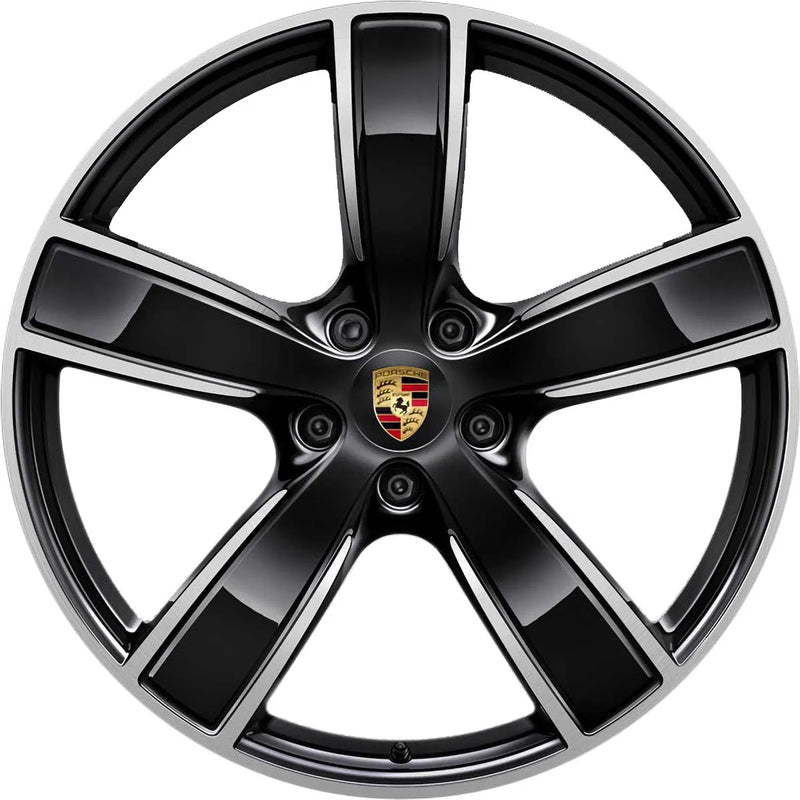 Front Black Alloy Wheel - 10JX22 - ET48 - Cayenne | 2019-2023
