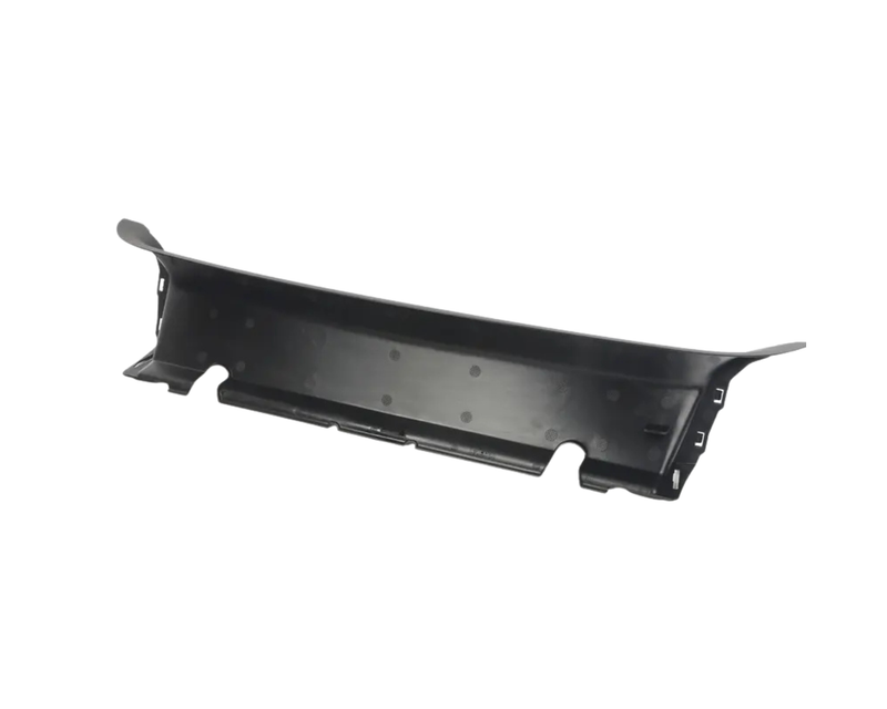 Front Bumper Air Guide - Center - Matt Black - Cayman | 2020-2025