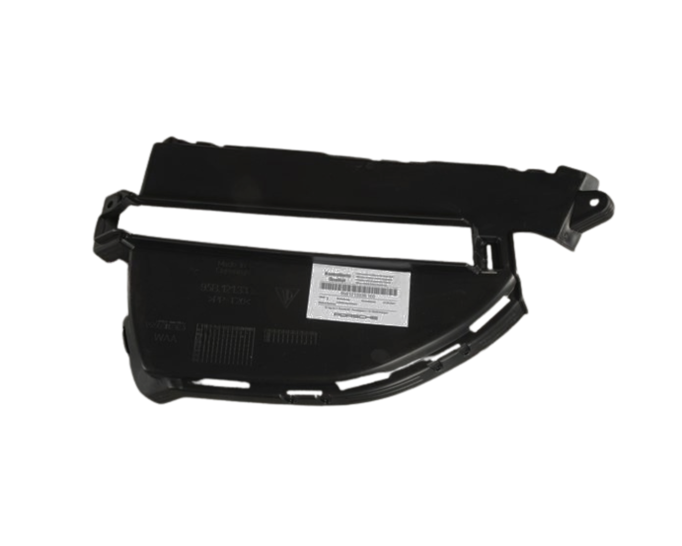 Front Bumper Air Guide - Closed Right - Black - Macan | 2019-2023