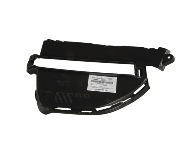 Front Bumper Air Guide - Closed Right - Black - Macan | 2019-2023