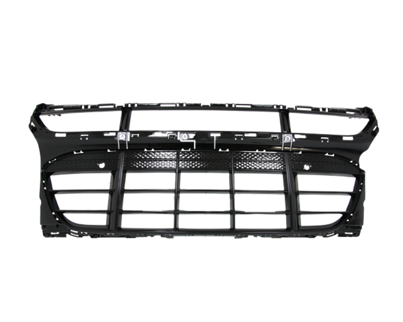 Front Bumper Centre Grille - High-Gloss Black - Macan | 2015-2018