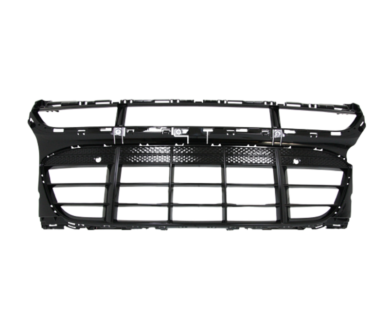 Front Bumper Centre Grille - High-Gloss Black - Macan | 2015-2018