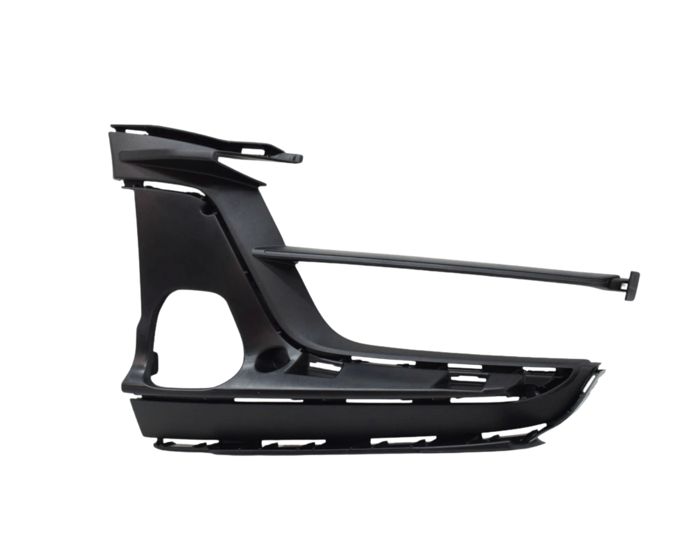 Front Bumper Side Trim - Matt Black - Right - Macan | 2022-2025