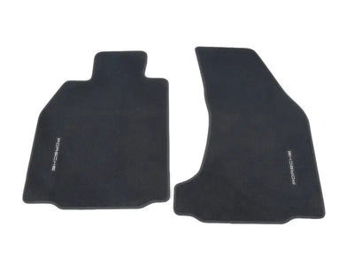 Front Floor Mats Set - Black - Cayman | Boxster | 911 | 2009-2012