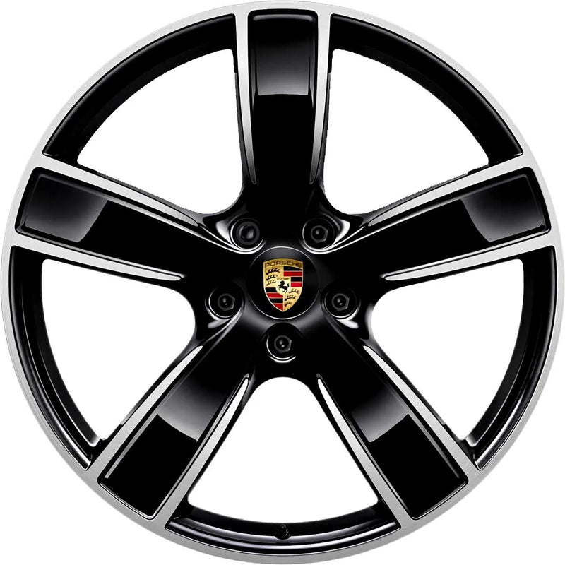 Front Jet Black Alloy Wheel - 10JX22 - ET48 - Cayenne | 2019-2023