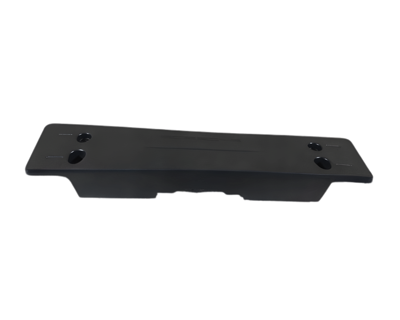 Front Licence Plate Holder - Matt Black - Panamera | 2021-2024