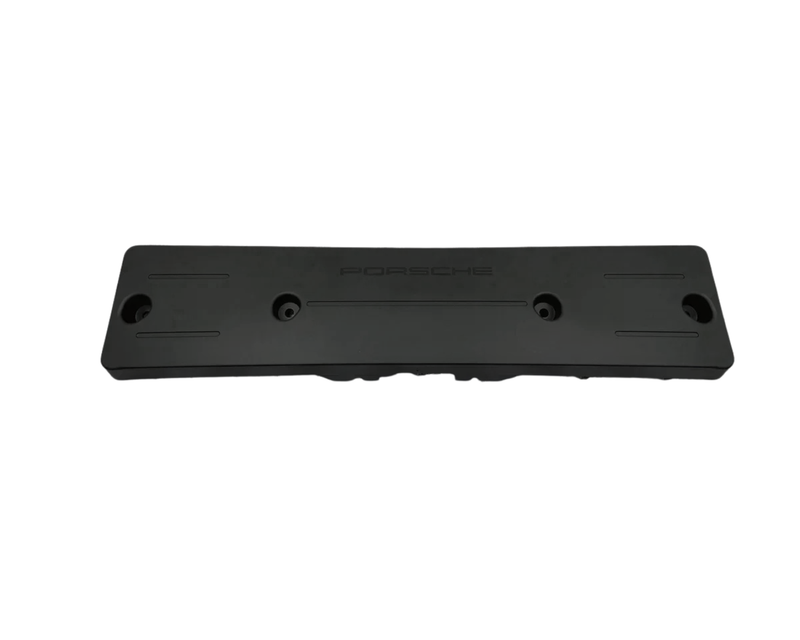 Front Licence Plate Holder - Matt Black - Taycan | 2020-2023
