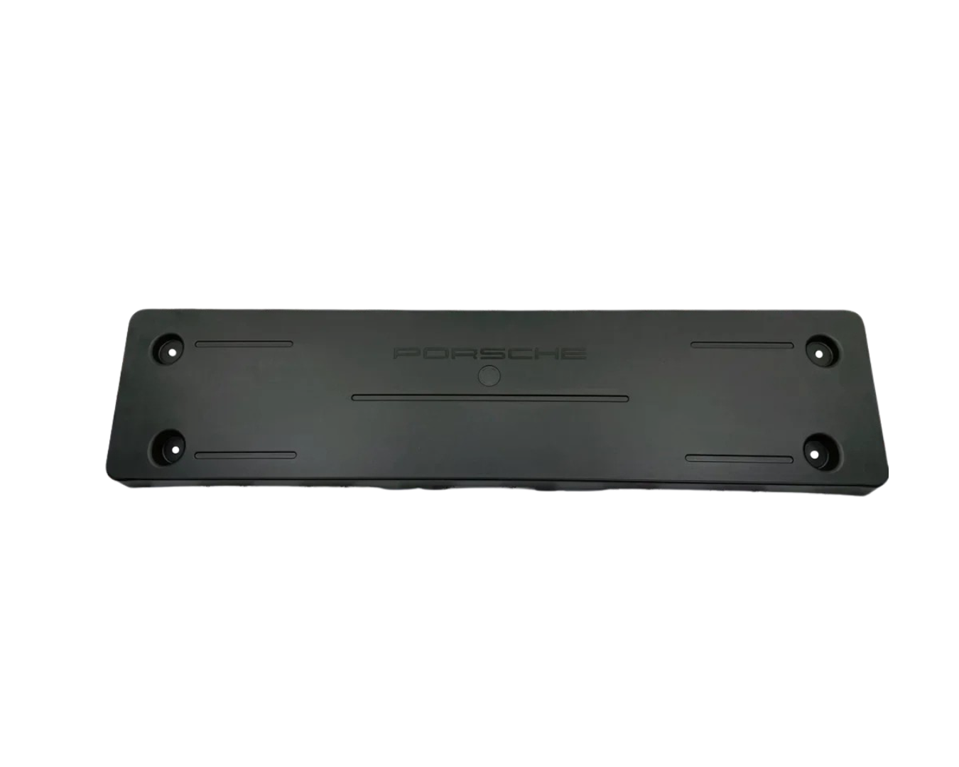 Front Licence Plate Holder - Matt Black - Taycan | 2025-2026