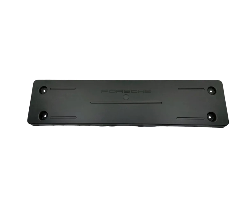 Front Licence Plate Holder - Matt Black - Taycan | 2025-2026