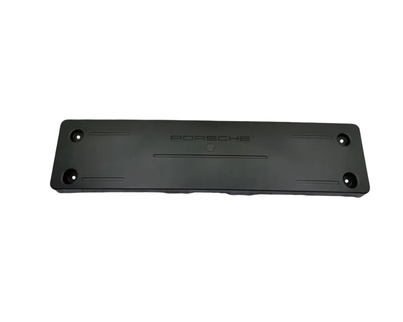 Front Licence Plate Holder - Matt Black - Taycan | 2025-2026