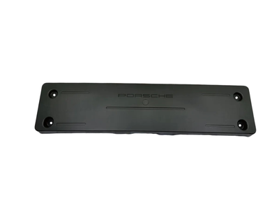 Front Licence Plate Holder - Matt Black - Taycan | 2025-2026