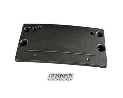 Front License Plate Bracket Kit - Black - Cayman | 2014-2016